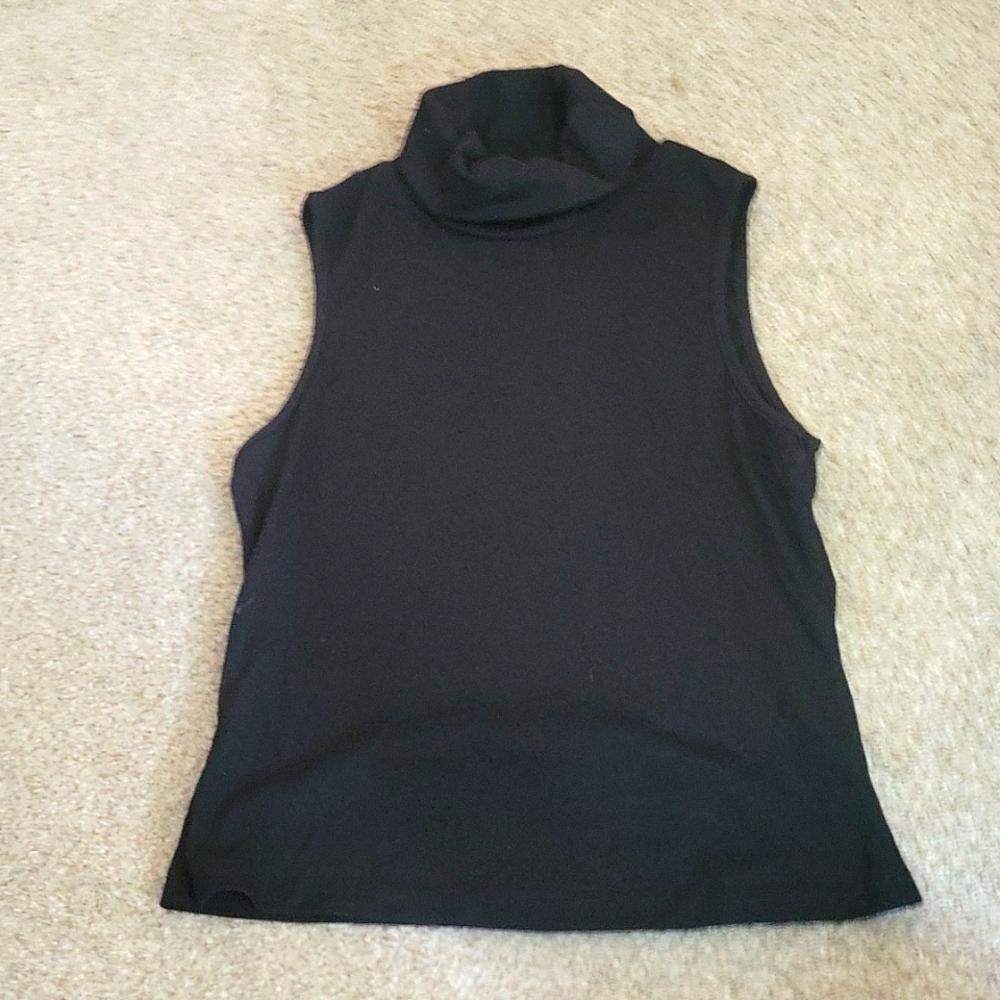 SHEIN crop turtle neck tank top